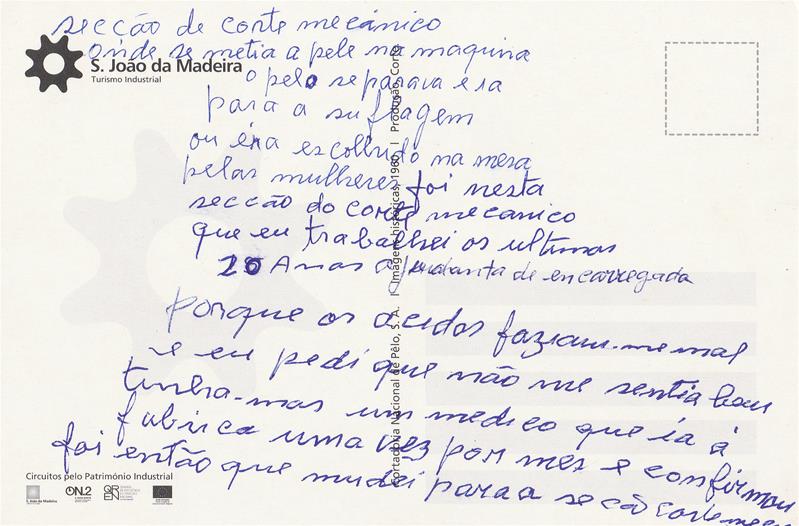 <span><p>Postal “Sec��o de corte mec�nico”</p></span>