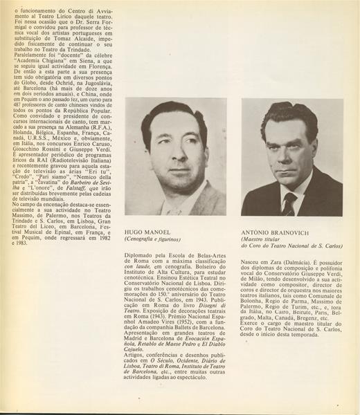 <span><p>Programa da produ��o “Lucia de Lammermoor” do TNSC, 1981-1982 e bilhete para a sess�o da tarde ? 31/1/1982.</p></span>