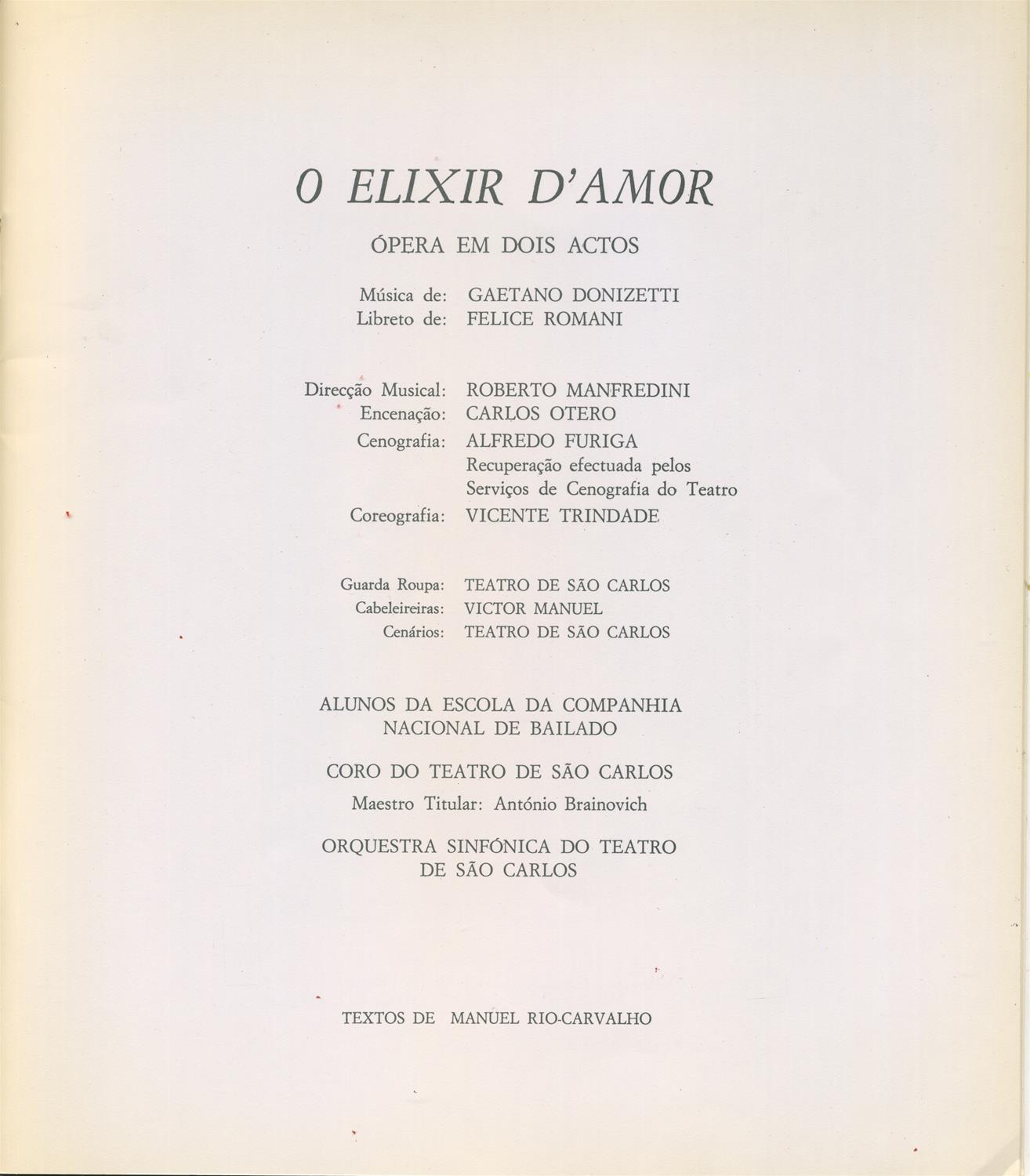 <span><p>Programa “Elixir de Amor”, 1984. Inclui programa de confer�ncias e bilhetes para a noite de 14/2/1984.</p></span>