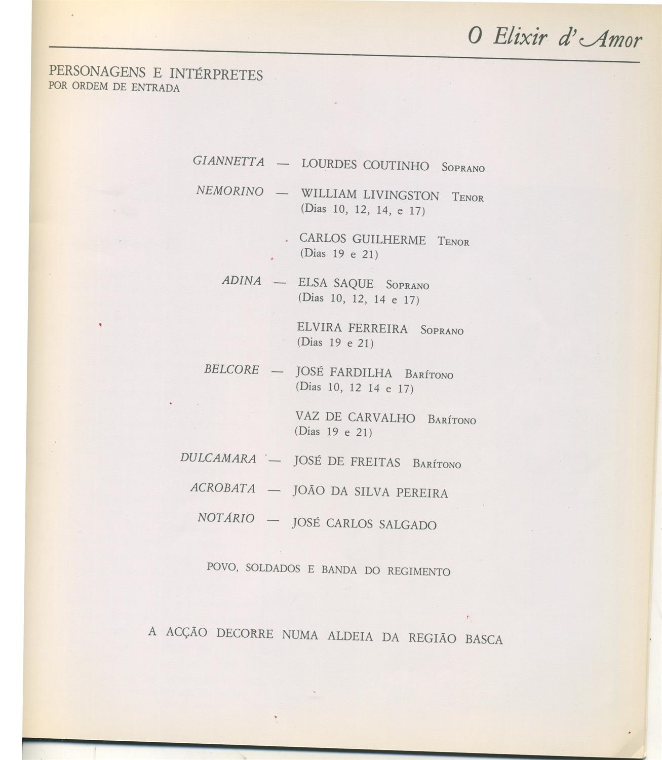 <span><p>Programa “Elixir de Amor”, 1984. Inclui programa de confer�ncias e bilhetes para a noite de 14/2/1984.</p></span>