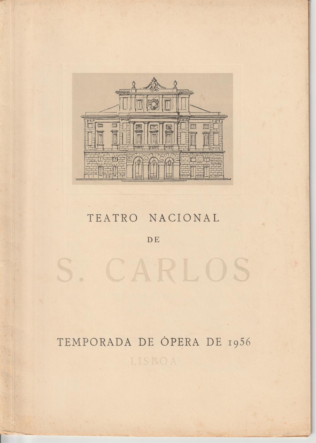 <span><p>Programa impresso em papel e vendido ao p�blico no espect�culo de �pera “Parsifal” do ano de 1956. Cont�m adenda com informa��o sobre a dura��o do intervalo.</p></span>
