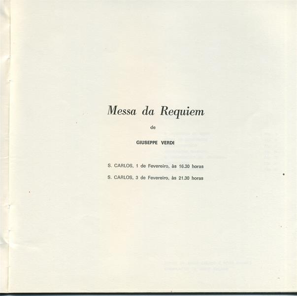 <span><p>Programa da r�cita Messa da Requiem, no TNSC a 1 e 3 fevereiro de 1976, com aut�grafo de Raina Kabaivanska e de Fiorenza Cossotto.</p></span>