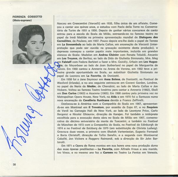 <span><p>Programa da r�cita Messa da Requiem, no TNSC a 1 e 3 fevereiro de 1976, com aut�grafo de Raina Kabaivanska e de Fiorenza Cossotto.</p></span>