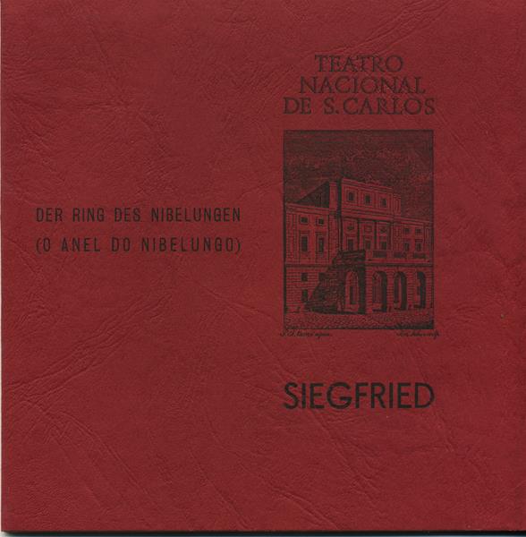 <span><p>Programa da r�cita O Anel do Nibelungo ? Siegfried, no Coliseu dos Recreios a 23 de mar�o, e no TNSC a 26 e 28 mar�o de 1976, com adenda.</p></span>