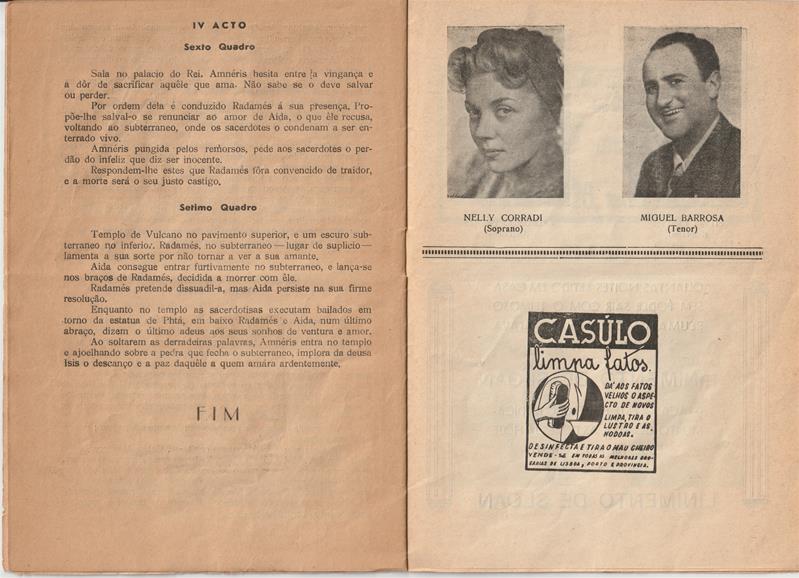 <span><p>Programa de temporada “Grande Companhia de �pera Italiana” no Coliseu de Lisboa em 1943. Programa-argumento do Coliseu dos Recreios de Lisboa com pre�o inscrito na capa. Custava 1 escudo e 50 centavos.</p></span>