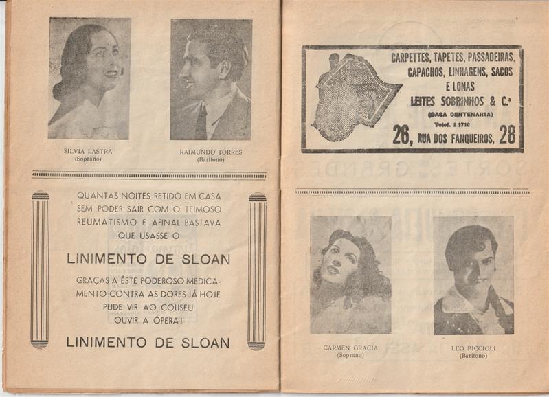 <span><p>Programa de temporada “Grande Companhia de �pera Italiana” no Coliseu de Lisboa em 1943. Programa-argumento do Coliseu dos Recreios de Lisboa com pre�o inscrito na capa. Custava 1 escudo e 50 centavos.</p></span>