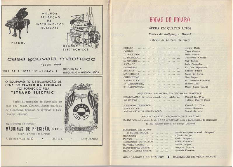 <span><p>Programa do Teatro da trindade (FNAT) de 1968, impresso em papel e vendido ao p�blico no espect�culo da temporada de Maio a Agosto de 1968 do Teatro da Trindade, com a colabora��o do Teatro Nacional de S. Carlos. Apenas foram digitalizadas a capa e p�gina com ficha art�stica. Pre�o do programa inscrito na capa ? 2 escudos e 50 c�ntimos.</p></span>