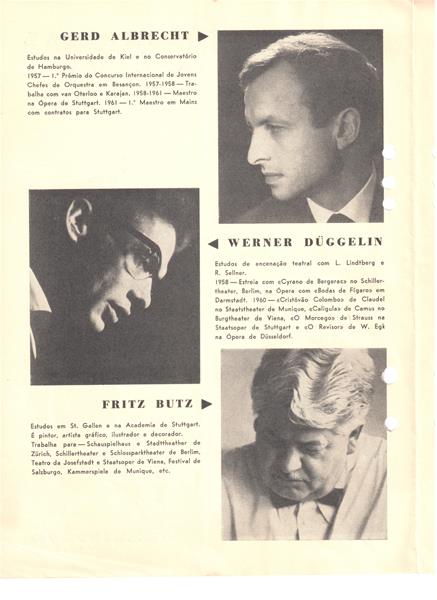 <span><p>Libreto da representa��o das pe�as das pe�as "La Serva Padrona", de Pergolesi, e de "Arlechino", de Busoni, pelo Grupo Experimental da �pera de C�mara, no Tivoli, em Dezembro de 1961.</p></span>