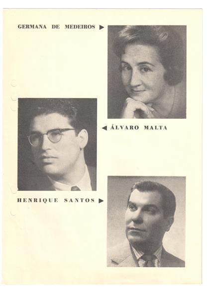 <span><p>Libreto da representa��o das pe�as das pe�as "La Serva Padrona", de Pergolesi, e de "Arlechino", de Busoni, pelo Grupo Experimental da �pera de C�mara, no Tivoli, em Dezembro de 1961.</p><p><span>Cr�ditos: Alltura: 24 cm
Largura: 17 cm</span></p></span>