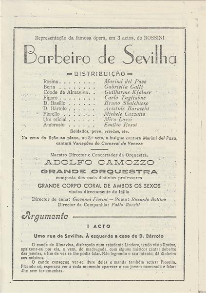 <span><p>Programa da �pera “Barbeiro de Sevilha”</p></span>
