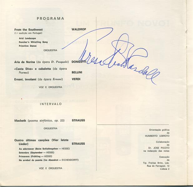 <span><p>Programa de r�cita do Primeiro Concerto no TNSC a 2 de fevereiro de 1973.</p><p><span>Credits: Altura: 27 cm
Largura: 19 cm</span></p></span>