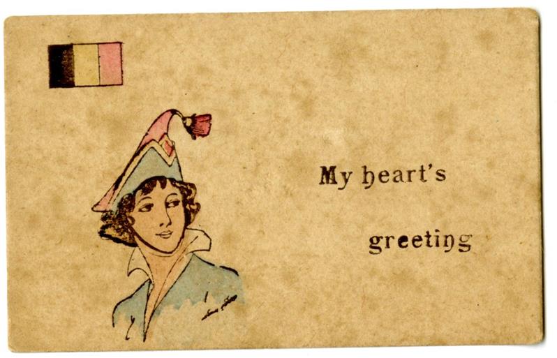 <span><p>Postal “Souvenir de France"</p></span>