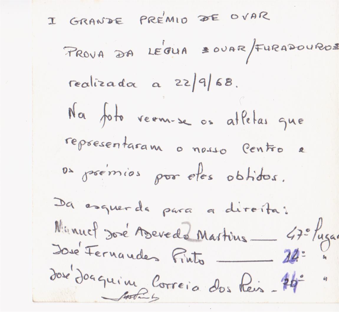 <span><p>Equipa de Atletismo da Oliva</p></span>