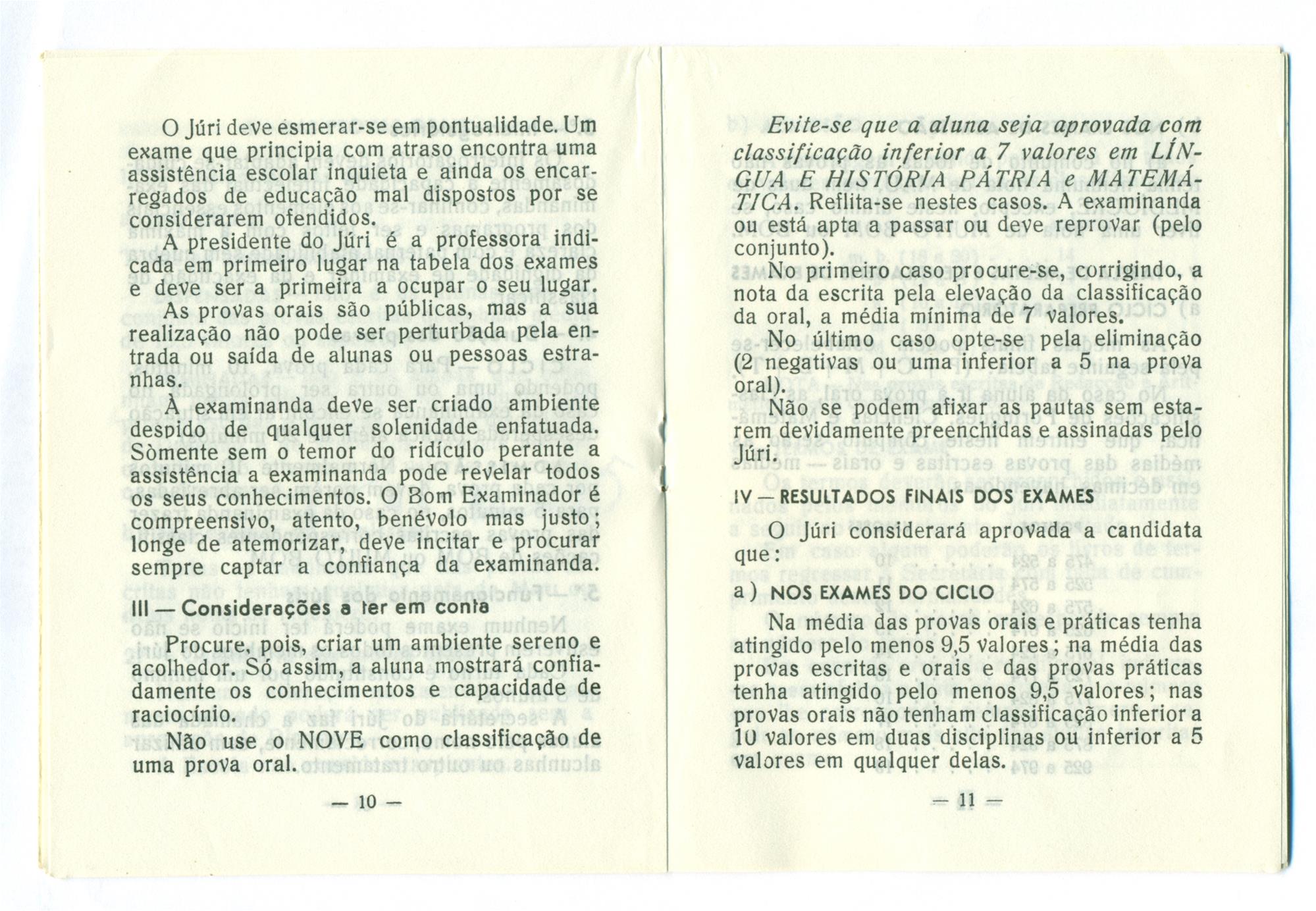 <span><p>Livro de instru��es de exame assinado pela professora D�lia Prado Coelho, da Escola T�cnica Elementar Marquesa de Alorna datado de 1961. Os exames foram marcados para os dias 26 e 27 de junho, 2, 16 e 17 de julho, todos na sala 5. S. & M. Lda.</p></span>