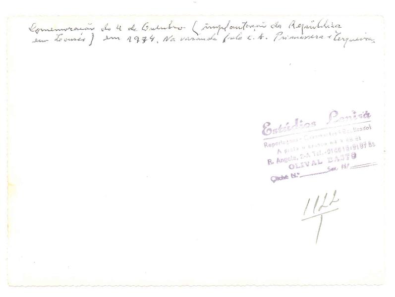 <span><p>Comemora��o do 4 de Outubro</p></span>