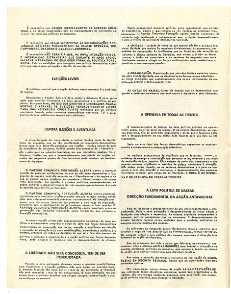<span><p>Folheto de 4 p�ginas com transcri��o de uma emiss�o da “R�dio Portugal Livre”. Emitido pela “R�dio Portugal Livre” no dia 22 de Setembro de 1968.</p></span>