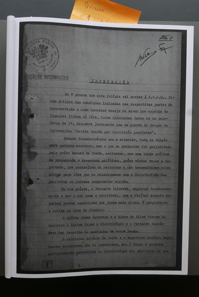 <span><p>Compila��o de documentos sobre o pai, Fernando Valverde (processos da pris�o, 1947 e 1967). Os documentos originais na Torre do Tombo.</p></span>