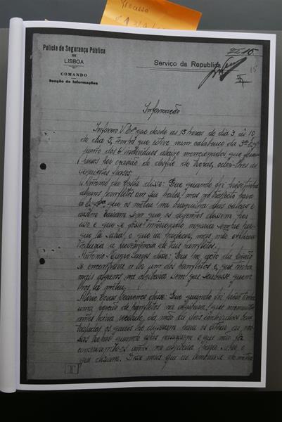 <span><p>Compila��o de documentos sobre o pai, Fernando Valverde (processos da pris�o, 1947 e 1967). Os documentos originais na Torre do Tombo.</p></span>