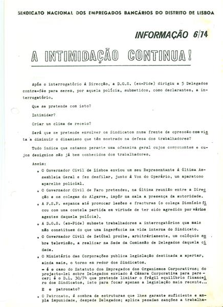 <span><p>Boletim do sindicato dos banc�rios com um cartoon a denunciar as conversas em fam�lia.</p></span>