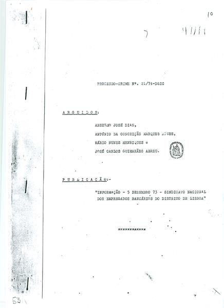 <span><p>Boletim do sindicato dos banc�rios com um cartoon a denunciar as conversas em fam�lia.</p></span>