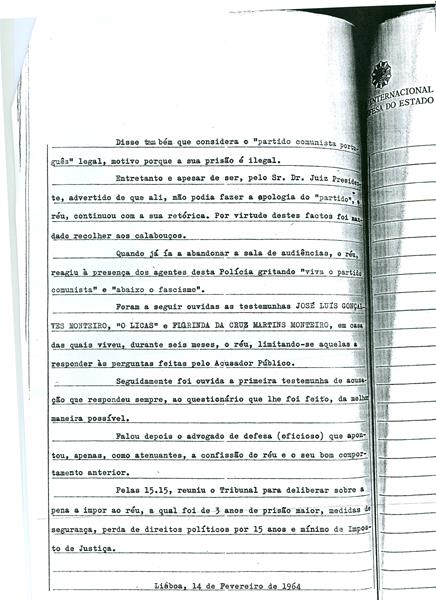 <span><p>V�rios documentos relativos � pris�o e casamento de Adelino Pereira da Silva: ficha individual da PIDE, boletim de casamento e carimbos de apresenta��o de Adelino Pereira Silva e da esposa.</p></span>