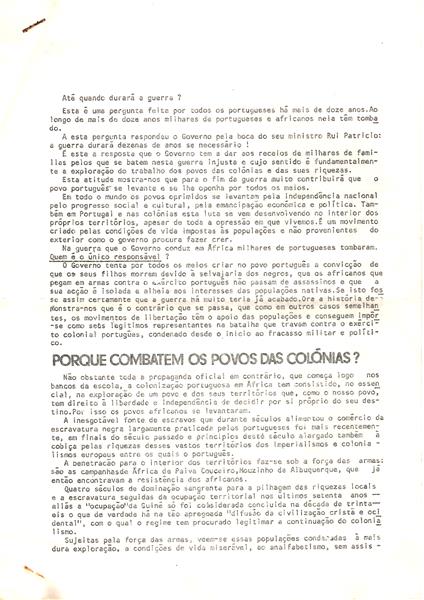 <span><p>Brochuras e panfletos recolhidos pelo Ramiro Rodrigues Morgado por volta dos anos 70.</p></span>
