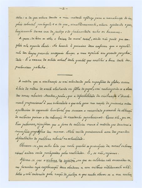 <span><p>1 - Texto “O Problema Colonial  na actualidade” da autoria de Francisco Cunha Leal apresentado na r�dio Radiodifusion Ibero-Americana e 2 Cartas da Radiodifusion Ibero-Americana referindo-se � apresenta��o na r�dio do texto.

Carta 1: 15 de Abril de 1936
Carta 2: 2 de Abril de 1936</p></span>