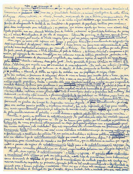 <span><p>Texto manuscrito intitulado “A trag�dia de Angola” de Francisco Cunha Leal, s.d.</p></span>