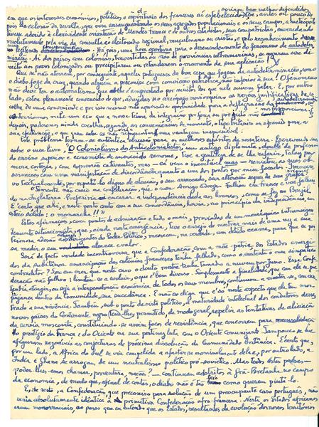 <span><p>Texto manuscrito intitulado “A trag�dia de Angola” de Francisco Cunha Leal, s.d.</p></span>