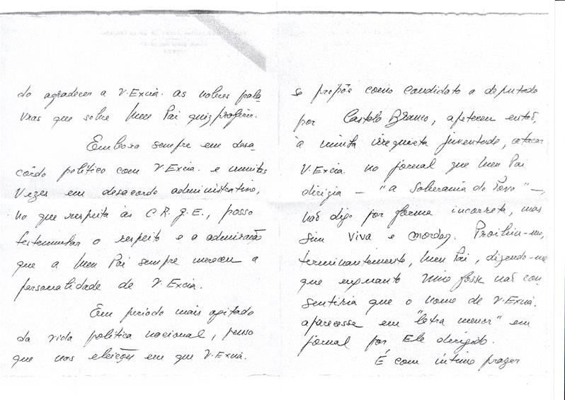 <span><p>Carta de Manuel Jos� Archer Homem de Mello para Francisco Cunha Leal, 2 de Abril de 1954, 3 p�ginas.</p></span>