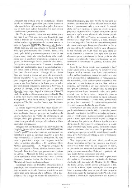 <span><p>Biografia do autor Armando Bacilar intitulada “Mem�ria de Tempos idos". Foi o irm�o do pai que ofereceu a Paula dos Santos em Novembro 1992.</p></span>