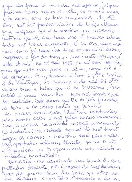 <span><p>Conjunto de cartas pessoais do pai para Paula dos Santos e para a irm� Manuela Isabel Queiroz Marques. Dos anos 50 at� 1958.</p></span>