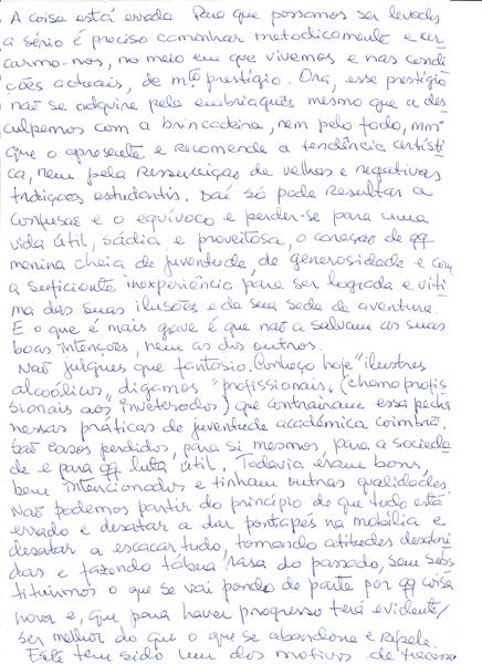 <span><p>Conjunto de cartas pessoais do pai para Paula dos Santos e para a irm� Manuela Isabel Queiroz Marques. Dos anos 50 at� 1958.</p></span>