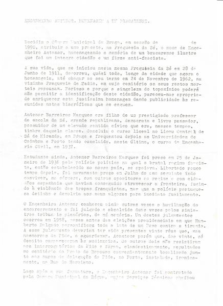 <span><p>Conjunto de cartas pessoais do pai para Paula dos Santos e para a irm� Manuela Isabel Queiroz Marques. Dos anos 50 at� 1958.</p></span>