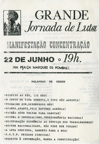 <span><p>Folhetos, panfletos e cartazes doados ao Museu do Aljube.</p></span>