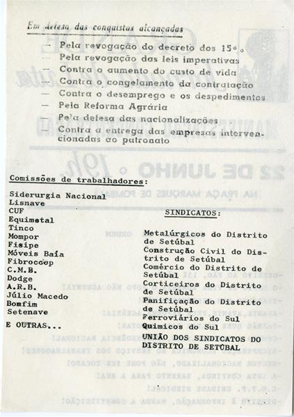 <span><p>Folhetos, panfletos e cartazes doados ao Museu do Aljube.</p></span>