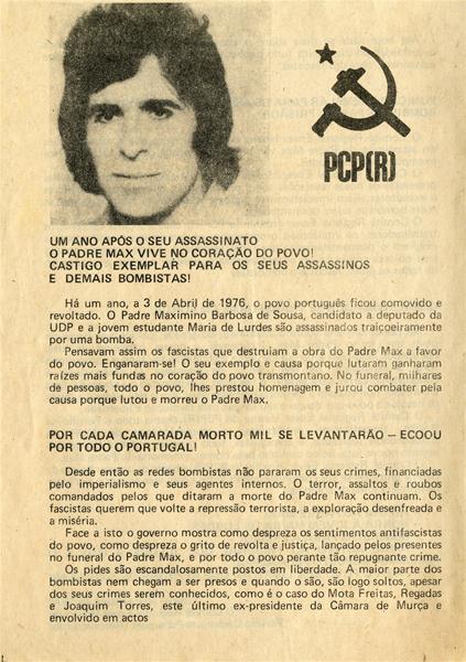 <span><p>Folhetos, panfletos e cartazes doados ao Museu do Aljube.</p></span>