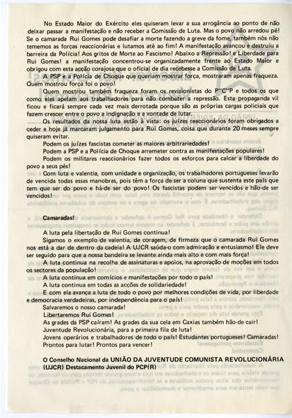 <span><p>Folhetos, panfletos e cartazes doados ao Museu do Aljube.</p></span>