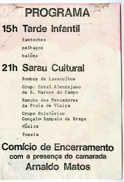 <span><p>Folhetos, panfletos e cartazes doados ao Museu do Aljube.</p></span>