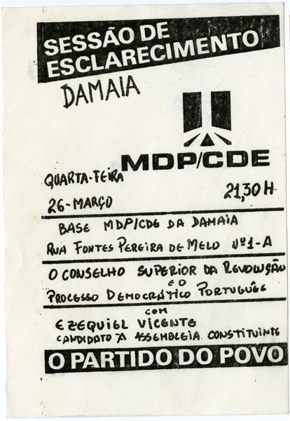 <span><p>Folhetos, panfletos e cartazes doados ao Museu do Aljube.</p></span>