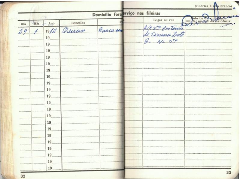 <span><p>Caderneta militar</p></span>