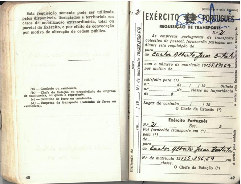 <span><p>Caderneta militar</p></span>