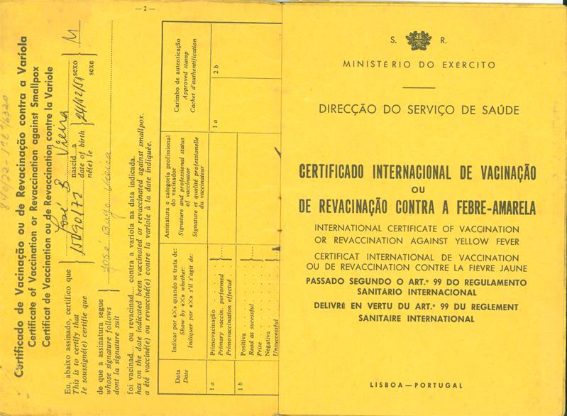 <span><p>Boletins de vacinas.</p></span>