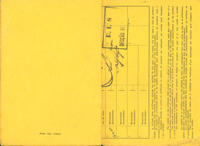 <span><p>Boletins de vacinas.</p></span>