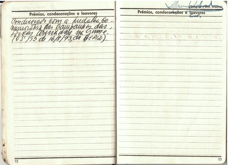 <span><p>Caderneta militar</p></span>