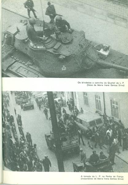 <span><p>Resumo dos v�rios passos, com os hor�rios da ocupa��o da R�dio Clube Portuguesa pelo marido a 24 de Abril de 1974 e 2 fotos da ocupa��o com blindados para ocupar a legi�o portuguesa na Penha de Franca.</p></span>