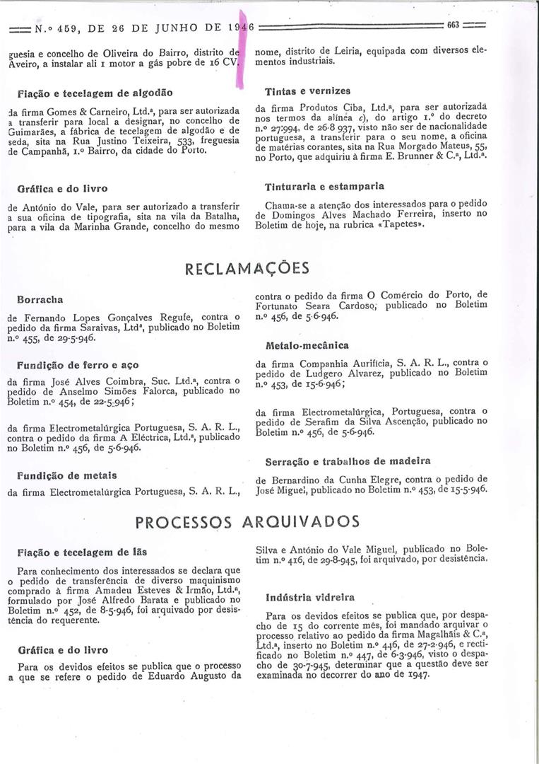 <span><p>Boletim da Direc��o Geral da Ind�stria</p></span>