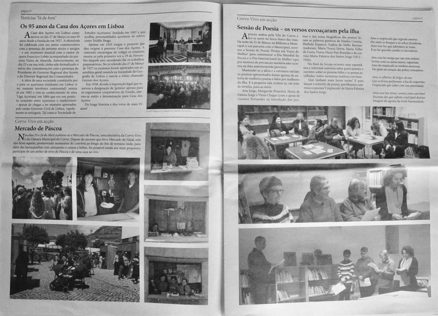 <span><p>Edi��o n� 3 do jornal Tramela Aberta, uma publica��o da Associa��o Corvo Vivo iniciada em Novembro de 2021. O jornal � composto por v�rias r�bricas relativas a mem�rias da ilha, divulga��o de atividades da associa��o e de outros projetos culturais da ilha e arquip�lago, e algumas curtas not�cias sobre a atualidade.</p></span>