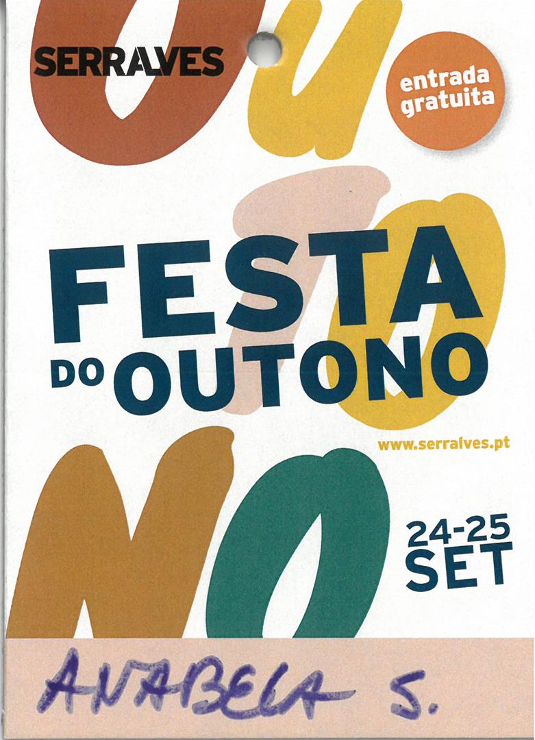 <span><p>Identifica��es de staff da Festa do Outono de Serralves</p></span>