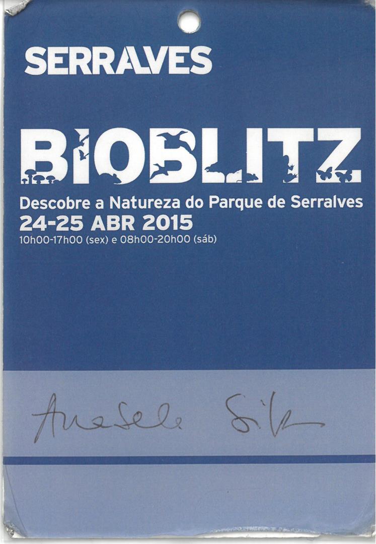 <span><p>Identifica��es de Staff do Bioblitz</p></span>